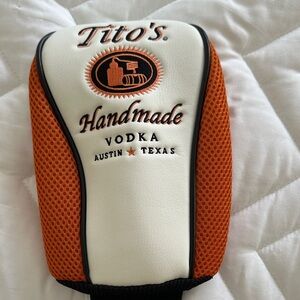 Tito’s Orange and White Driver Cover